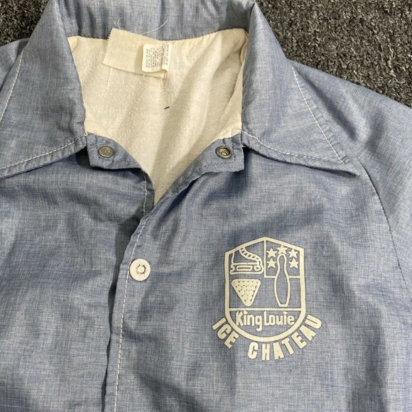Ice Chateau Ice Skating King Louie West Bowling Pool Overland Park MO Jacket - Picture 2 of 11